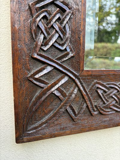 Pair of Arts & Crafts Celtic Knot Mirrors - Image 4