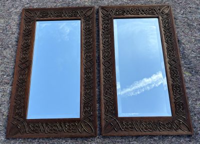 Pair of Arts & Crafts Celtic Knot Mirrors - Image 8