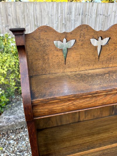 Arts & Crafts Oak Bookcase - Image 2