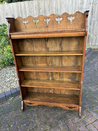 Arts & Crafts Oak Bookcase - Image 7