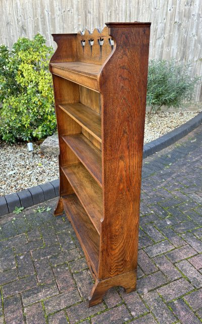 Arts & Crafts Oak Bookcase - Image 6