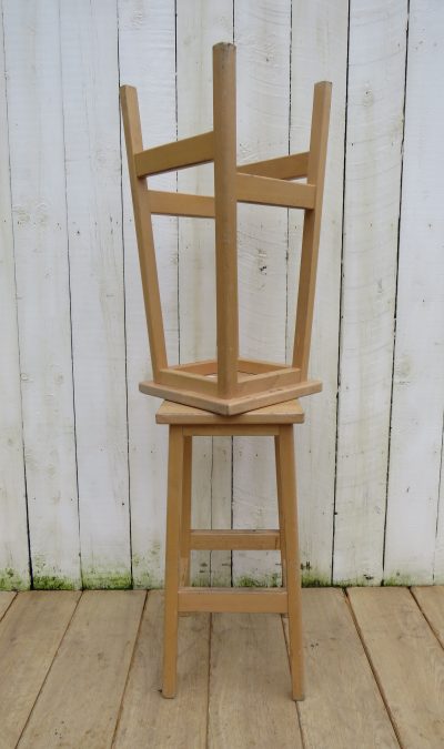 Tall Pair Of Vintage Bar Stools - Image 3