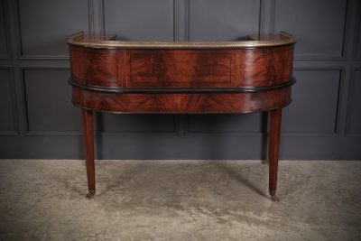Magnificent Inlaid Mahogany Carlton House Writing Desk - Image 20
