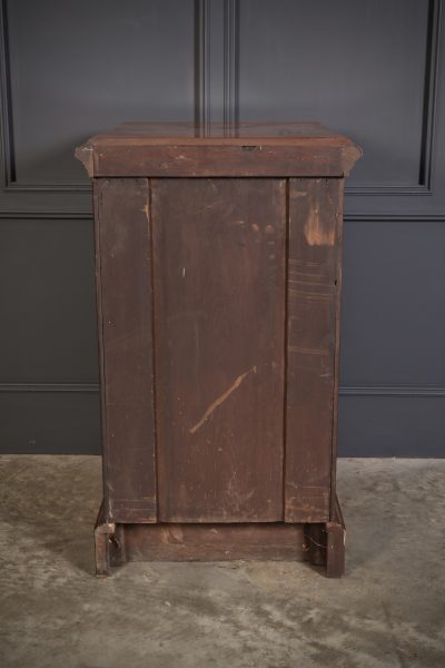 Large Pair of Figured Walnut Pedestal Cabinets - Image 13