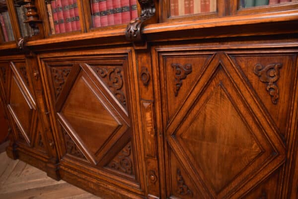 Victoria Oak Barley Twist Bookcase SAI2427 - Image 20