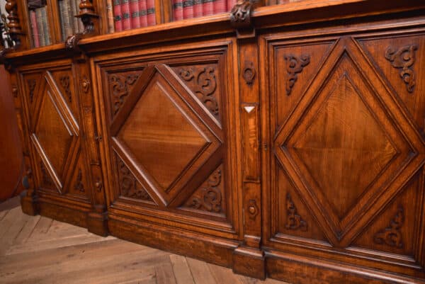 Victoria Oak Barley Twist Bookcase SAI2427 - Image 23