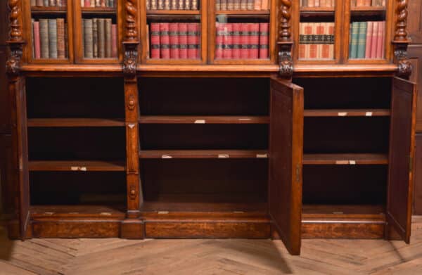 Victoria Oak Barley Twist Bookcase SAI2427 - Image 34