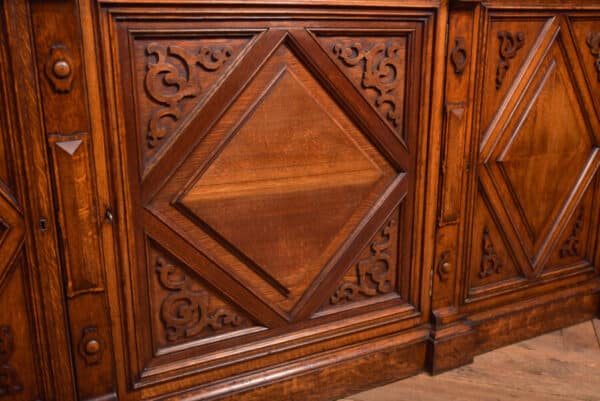 Victoria Oak Barley Twist Bookcase SAI2427 - Image 28