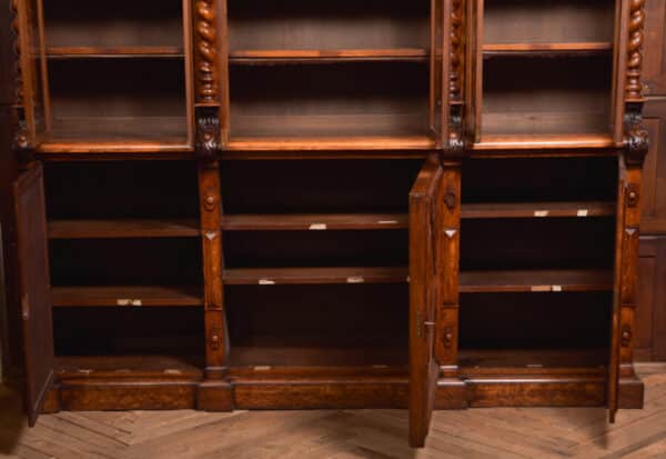 Victoria Oak Barley Twist Bookcase SAI2427 - Image 44