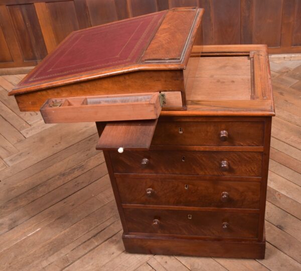 Victorian Walnut Davenport SAI2349 - Image 13
