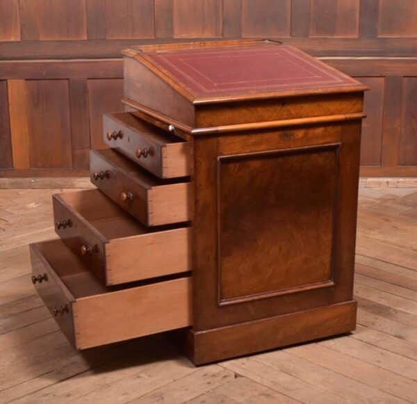 Victorian Walnut Davenport SAI2349 - Image 11