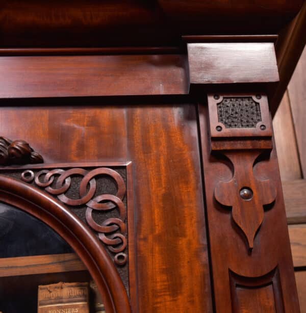 Victorian Mahogany Bookcase SAI2391 - Image 3