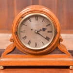 Oak Mantle Clock Thwaites & Reed Of London SAI2425 Antique Clocks