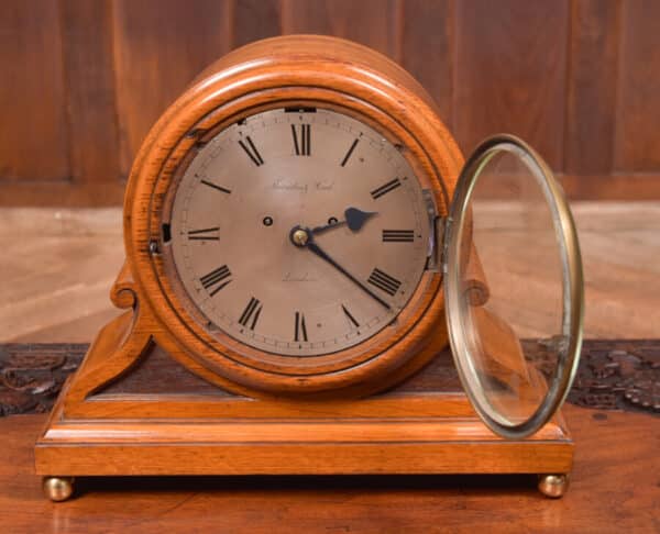 Oak Mantle Clock Thwaites & Reed Of London SAI2425 - Image 2