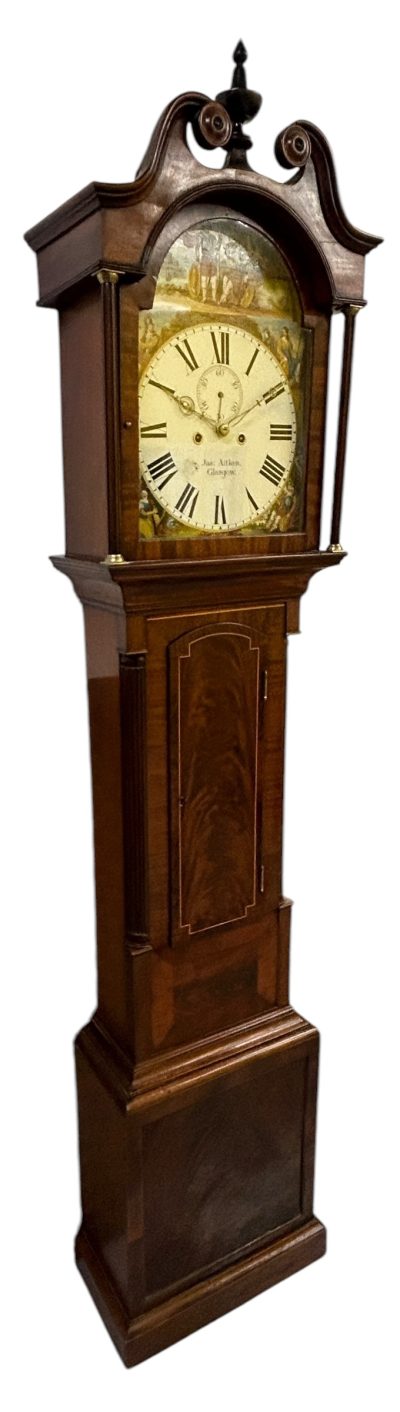 Superb Antique Scottish mahogany Long Case clock – ca 1835 - Image 2