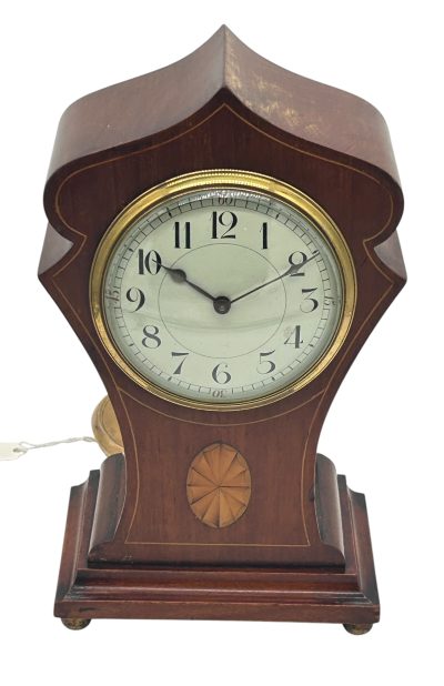 Fantastic Edwardian Art nouveau Tulip shape Mantel Clock – ca 1905 - Image 2
