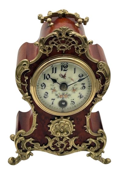Fabulous & Rare Antique Lenskirch 8 day Mantel Clock - Image 3