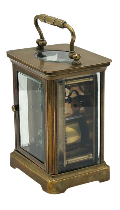Charming Antique French Carriage clock – ca1900 - Image 2