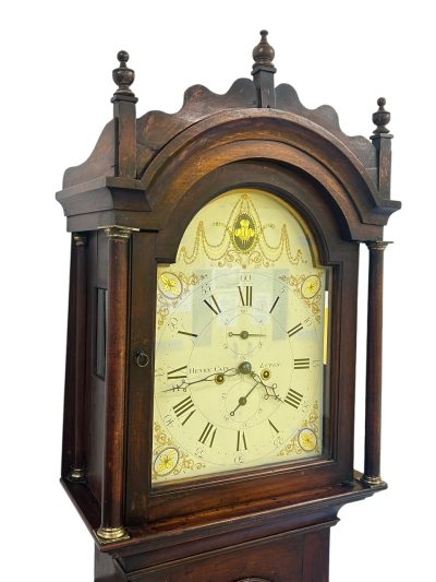 Fabulous Antique English “Luton” Oak case Longcase 8 day clock - 1800 - Image 3