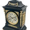 Fabulous Antique Ebonized Case Bracket Mantel clock – ca1890 - Image 3