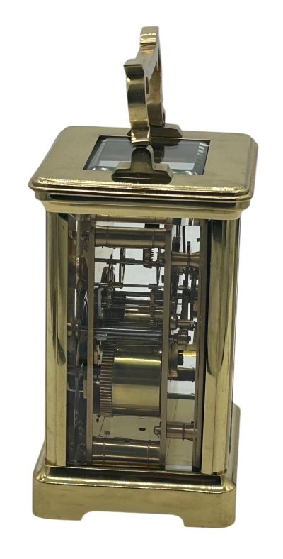 Fabulous Antique French Gong striking Carriage Clock – 8-Day Carriage Clock C1870 - Image 6