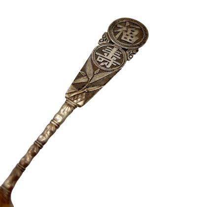 Lovely Vintage Silver 925 Chinese Good luck Spoon - Image 3