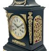 Fabulous Antique Ebonized Case Bracket Mantel clock – ca1890 - Image 4