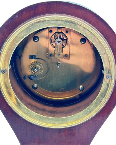 Awesome Edwardian balloon shaped mantel clock – ca 1905 - Image 4