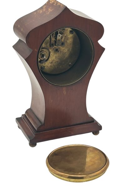 Fantastic Edwardian Art nouveau Tulip shape Mantel Clock – ca 1905 - Image 4