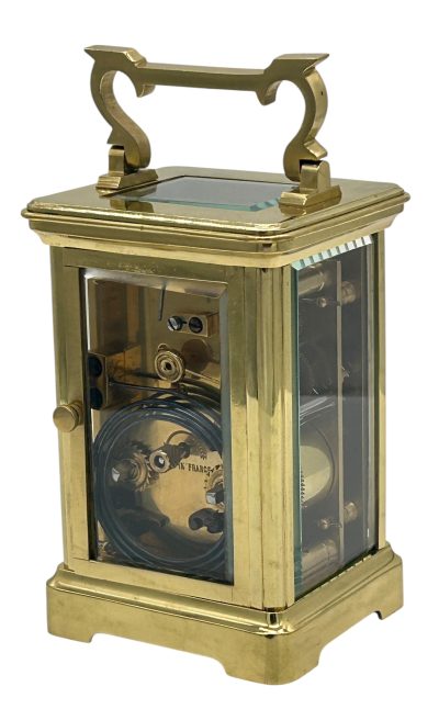 Fabulous Antique French Gong striking Carriage Clock – 8-Day Carriage Clock C1870 - Image 7