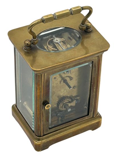 Charming Antique French Carriage clock – ca1900 - Image 4