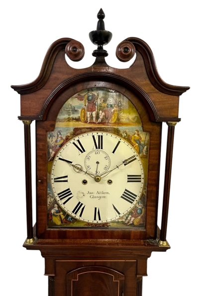 Superb Antique Scottish mahogany Long Case clock – ca 1835 - Image 4