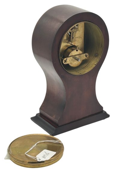 Lovely Edwardian Balloon Shape Mantel Clock – ca 1905 - Image 5