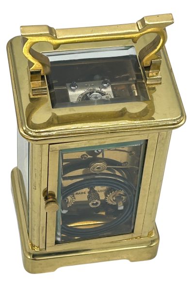 Fabulous Antique French Gong striking Carriage Clock – 8-Day Carriage Clock C1870 - Image 8