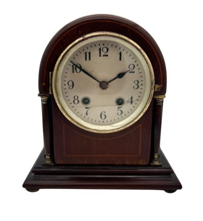 Lovely Edwardian 8 day Arched Top Mantel clock – ca 1905