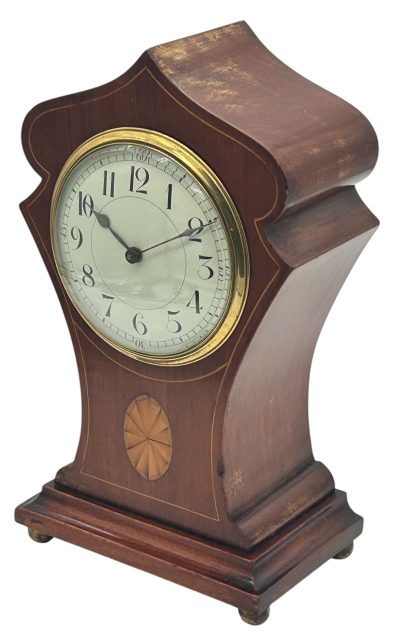 Fantastic Edwardian Art nouveau Tulip shape Mantel Clock – ca 1905 - Image 6
