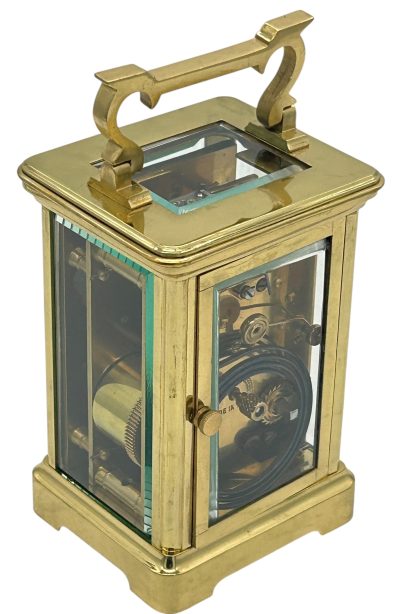 Fabulous Antique French Gong striking Carriage Clock – 8-Day Carriage Clock C1870 - Image 9