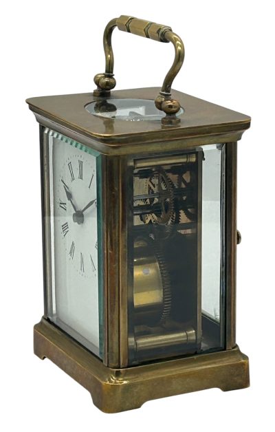 Charming Antique French Carriage clock – ca1900 - Image 6