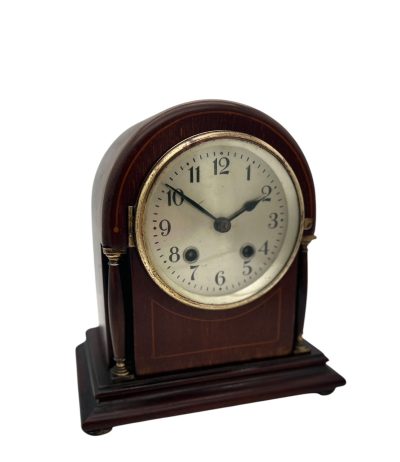 Lovely Edwardian 8 day Arched Top Mantel clock – ca 1905 - Image 2