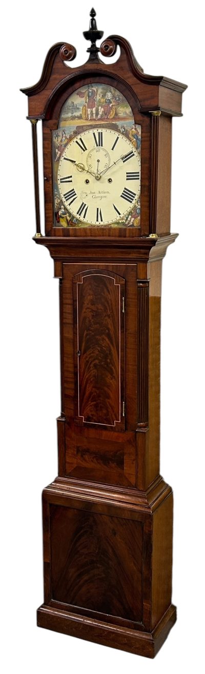 Superb Antique Scottish mahogany Long Case clock – ca 1835 - Image 6