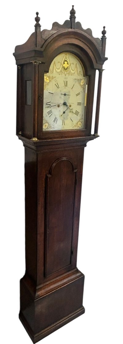 Fabulous Antique English “Luton” Oak case Longcase 8 day clock - 1800 - Image 7