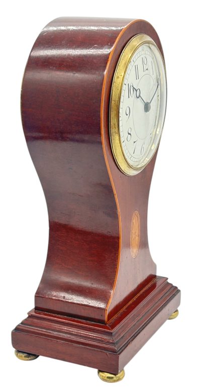 Awesome Edwardian balloon shaped mantel clock – ca 1905 - Image 7