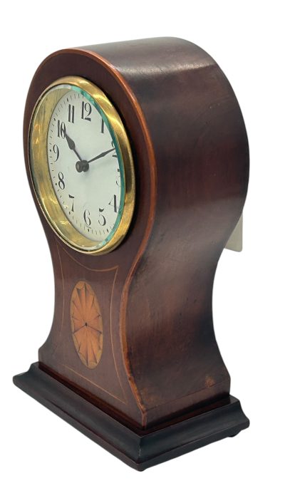 Lovely Edwardian Balloon Shape Mantel Clock – ca 1905 - Image 7