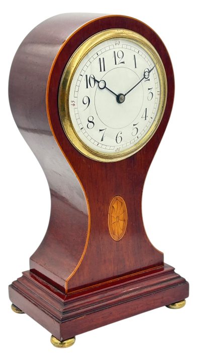 Awesome Edwardian balloon shaped mantel clock – ca 1905 - Image 8