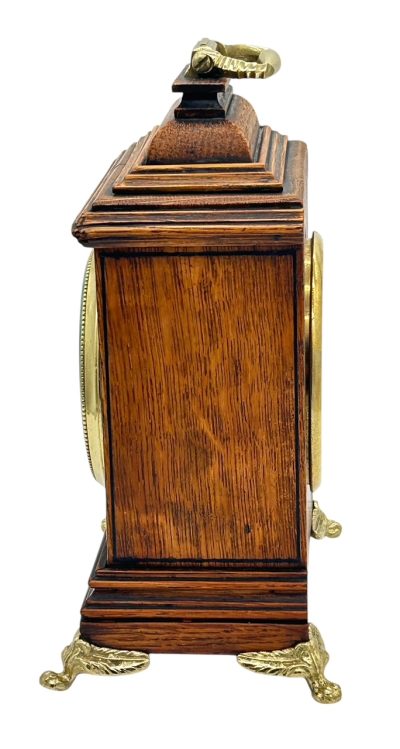 Wonderful Bracket clock shaped Miniature mantel clock – ca1905 - Image 7