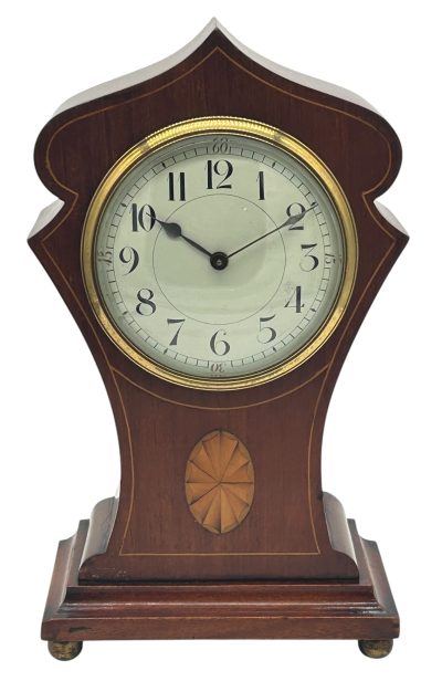 Fantastic Edwardian Art nouveau Tulip shape Mantel Clock – ca 1905 - Image 8