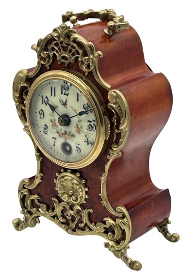 Fabulous & Rare Antique Lenskirch 8 day Mantel Clock - Image 9