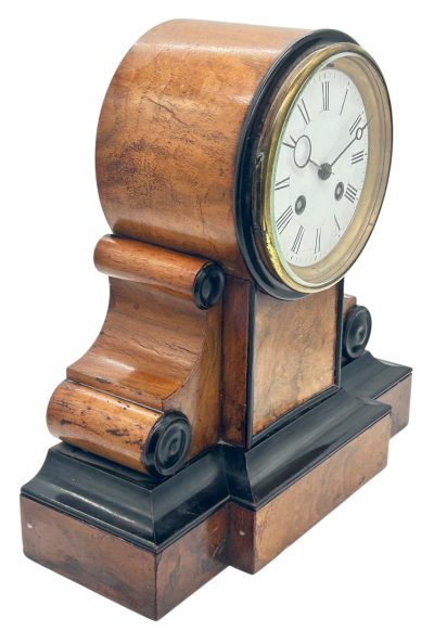 Classical Victorian Drum Head Mantel Clock – 8 Day Clock – ca1850 - Image 9