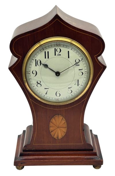 Fantastic Edwardian Art nouveau Tulip shape Mantel Clock – ca 1905