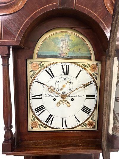 Fantastic Antique English longcase clock – Chester – ca 1850 - Image 8
